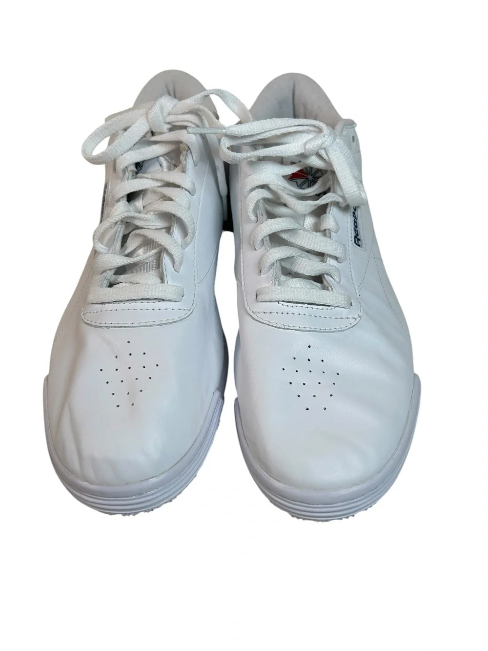 Reebok Men’s Classic White Leather Sneakers Minimalist Normcore Casual